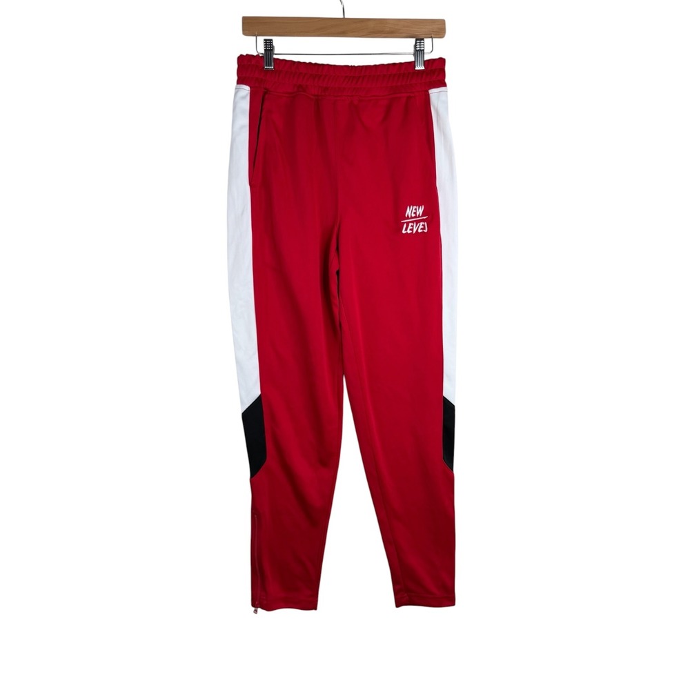 New CSG "Victory" Men's Track Pants size Small Red/White